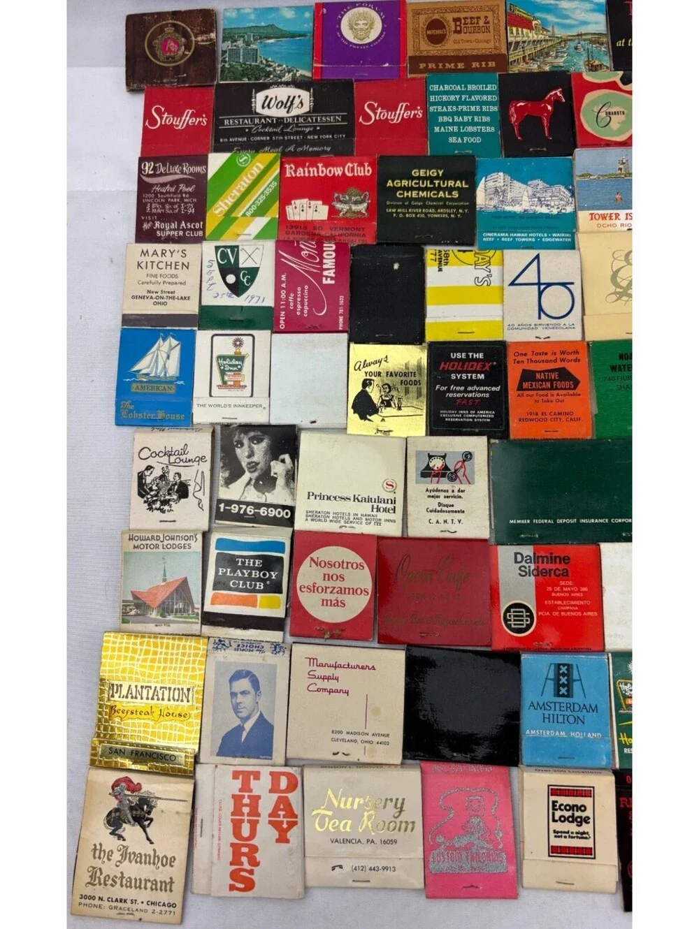 Vintage Matchbooks Mixed Lot of New, Opened & Used 180pcs (2)